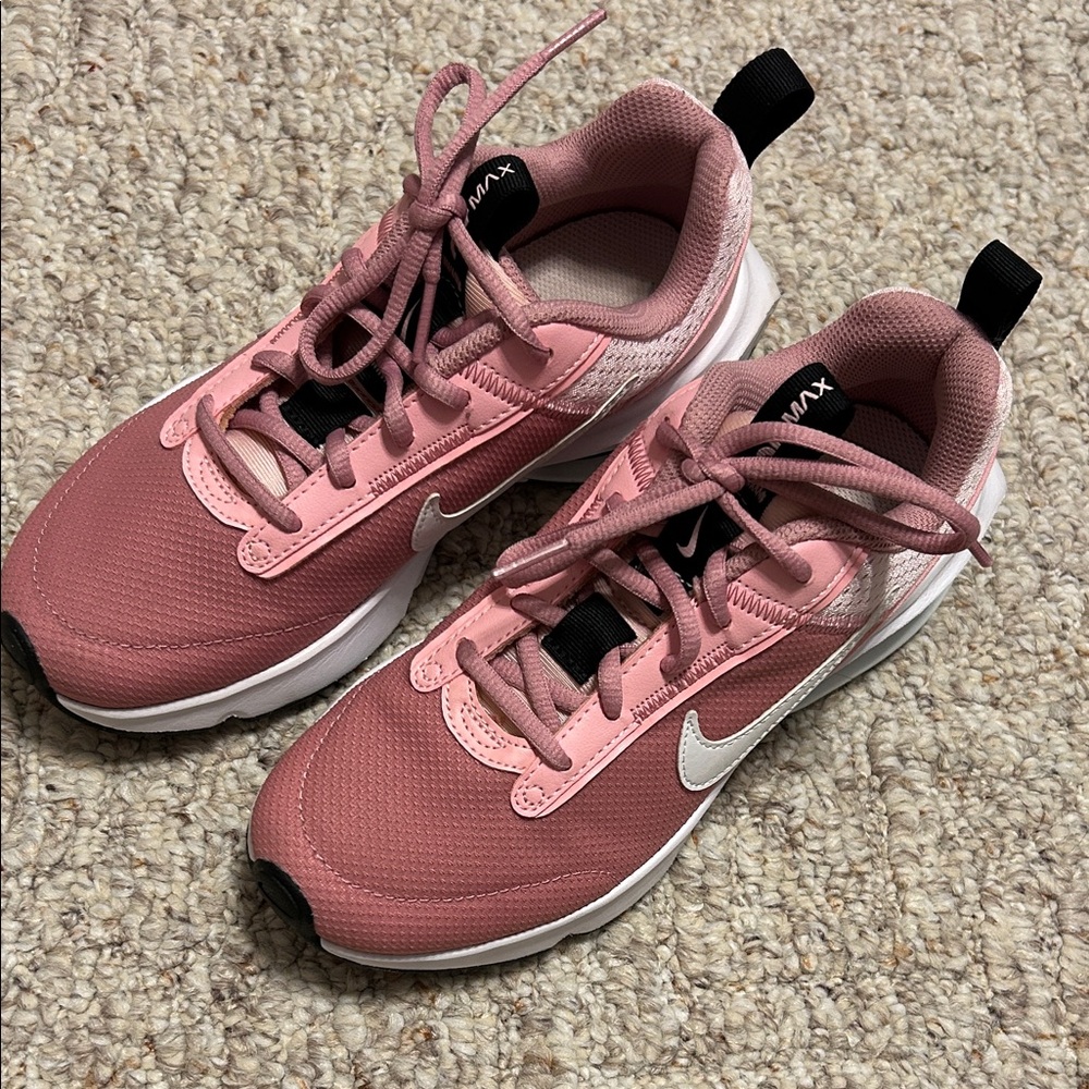 Nike Air Max Pink and White Sneakers Size 3.5 EUC